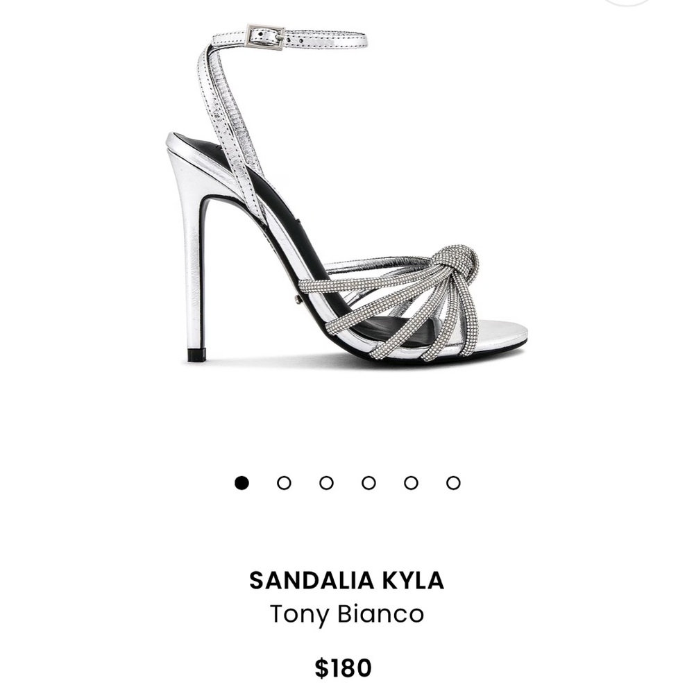 Tony Bianco Kyla Heels in Silver